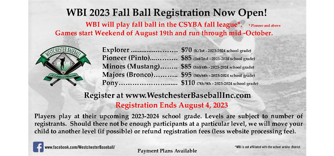 2023 Fall Ball